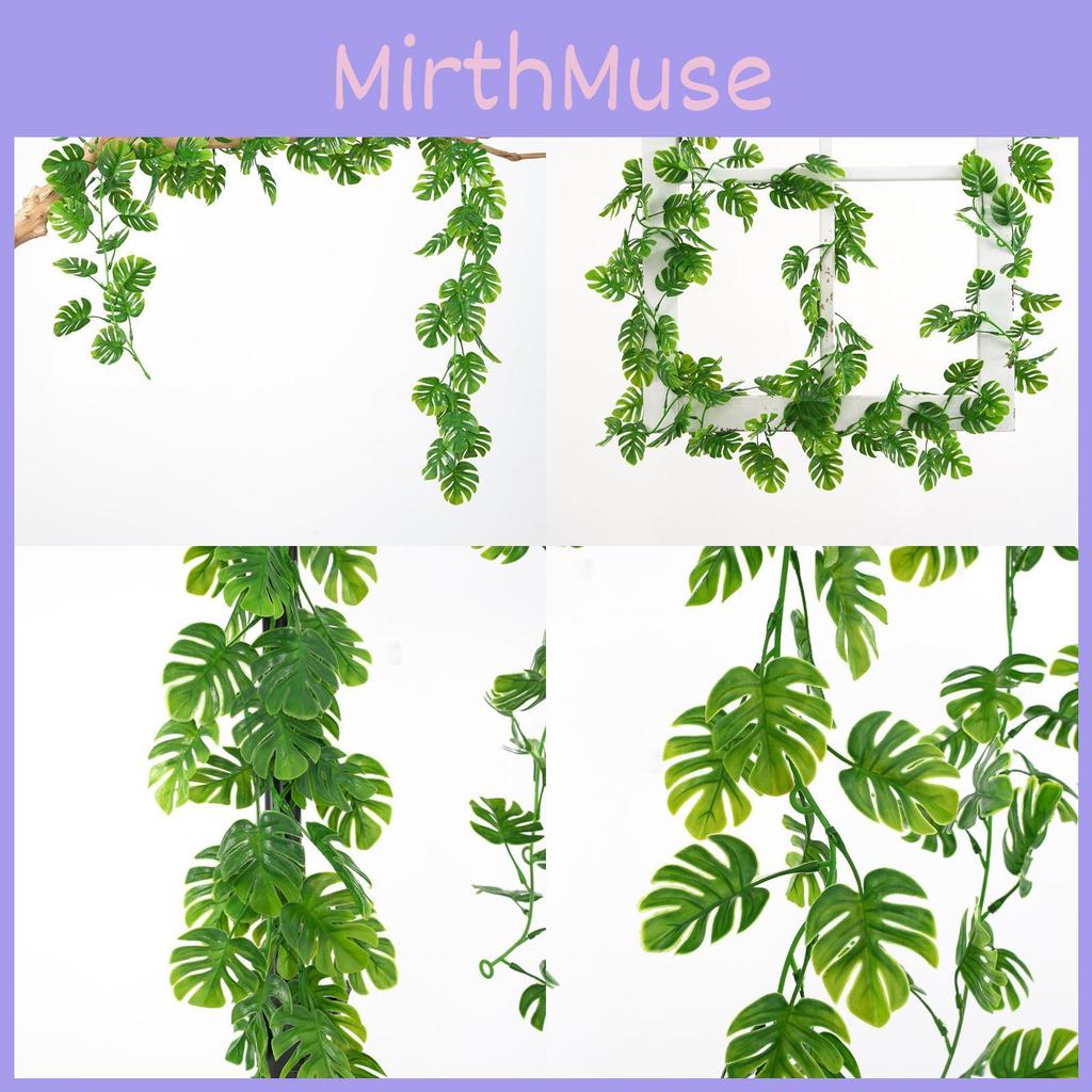 Monstera Plant Artificial Deliciosa Liebm Vines Wall For Indoor Decoration