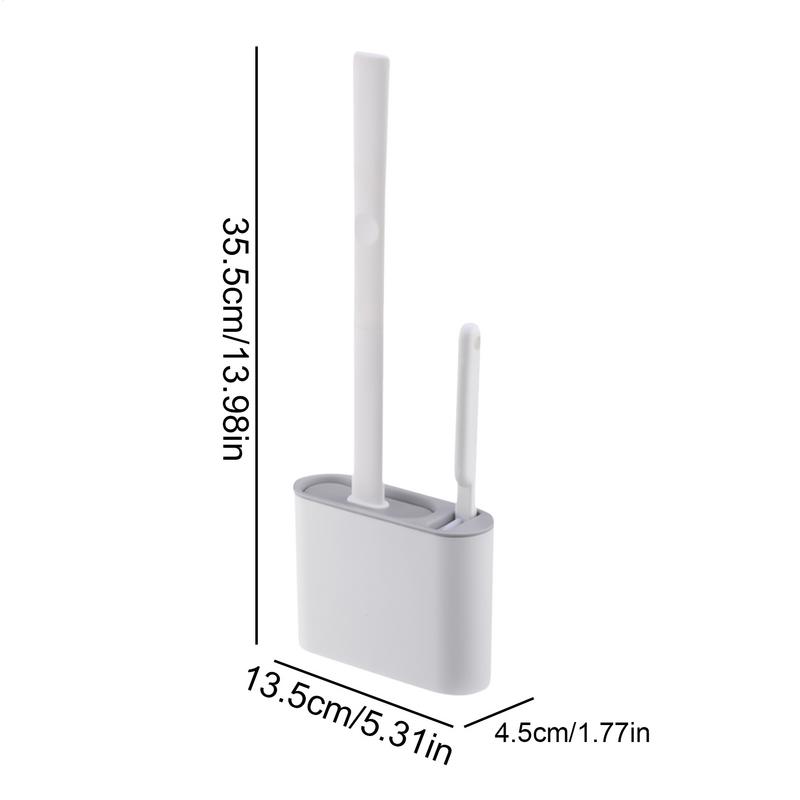 Wall Mounted Toilet Brush Energy-Saving Efficient Toilet Brush Cleaner Toilet Bowl Brush Toilet Brushes & Holders For Household