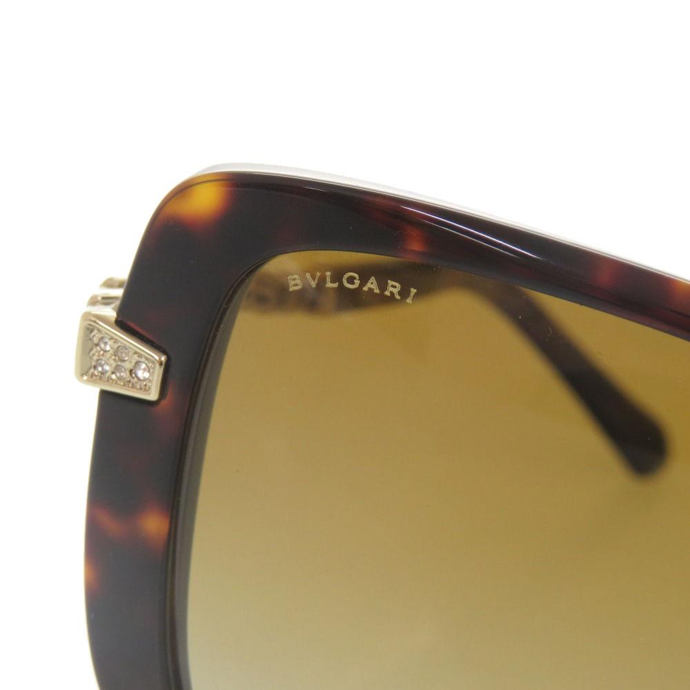 Used AUTHENTIC BVLGARI 8237-B-F Serpentisunglasses Brown plastic/Metal