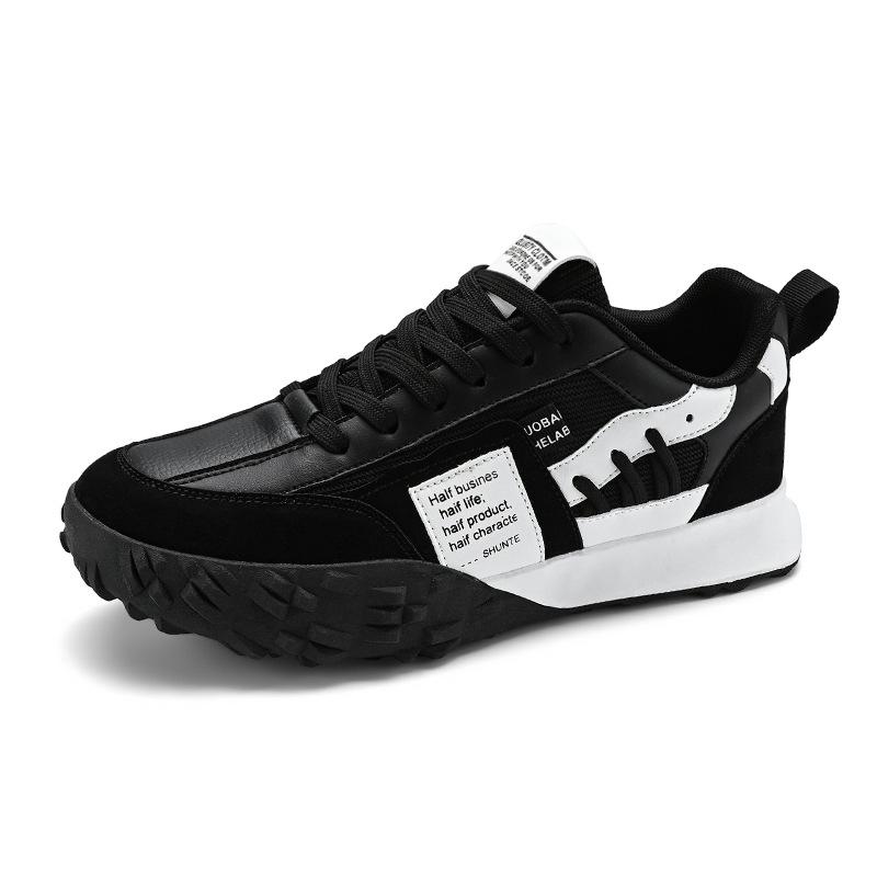 Men's shoes summer breathable 2025 new youth sports and leisure shoes non-slip wear-resistant mesh shoes Korean version trendy shoes men