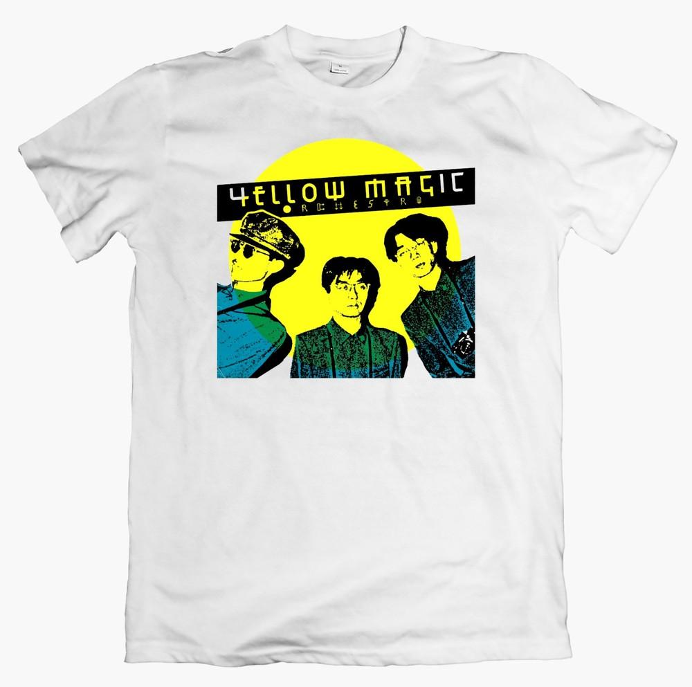 YELLOW MAGIC ORCHESTRA Tshirt 80s Electronic Synth Pop Band Unisex YMO yello M