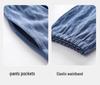 Men's 100% Cotton Striped Long Sleeve Pajamas - Trendy Korean Style for Spring