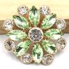 LKERAN5PCS37 * 37MM Circular Diamond Inlaid Acrylic Horse Eye  Used For Clothing Buttons, Bow Hair Accessories, Jewelry Accessor