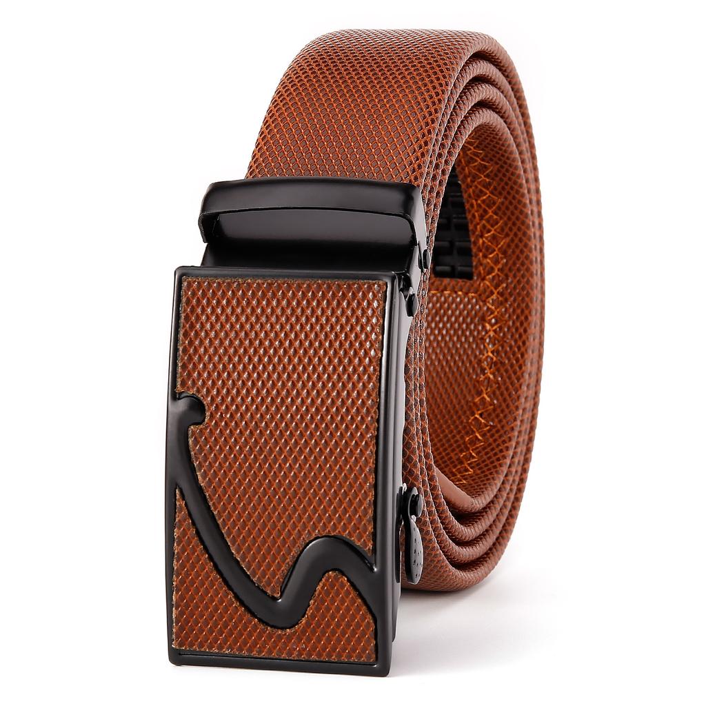 Belt Belt Men'S Premium Sense Sticky Leather Automatic Buckle Men'S Belt Simple Business Belt Men'S