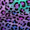 Purple Leopard Print Duvet Cover Color Bedding Set Three-Piece 3D Digital Printing Kit