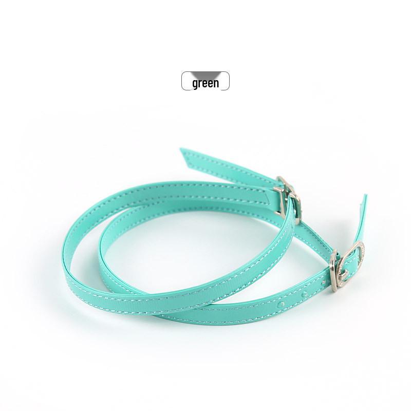 Cordones para Zapatos de Tacón Alto con Tobillera de Cuero Antideslizante para Mujer
