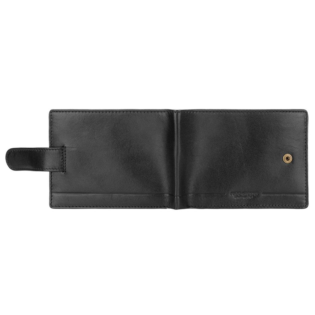 Zapinany Skórzany Męski Portfel Mato Grosso RFID