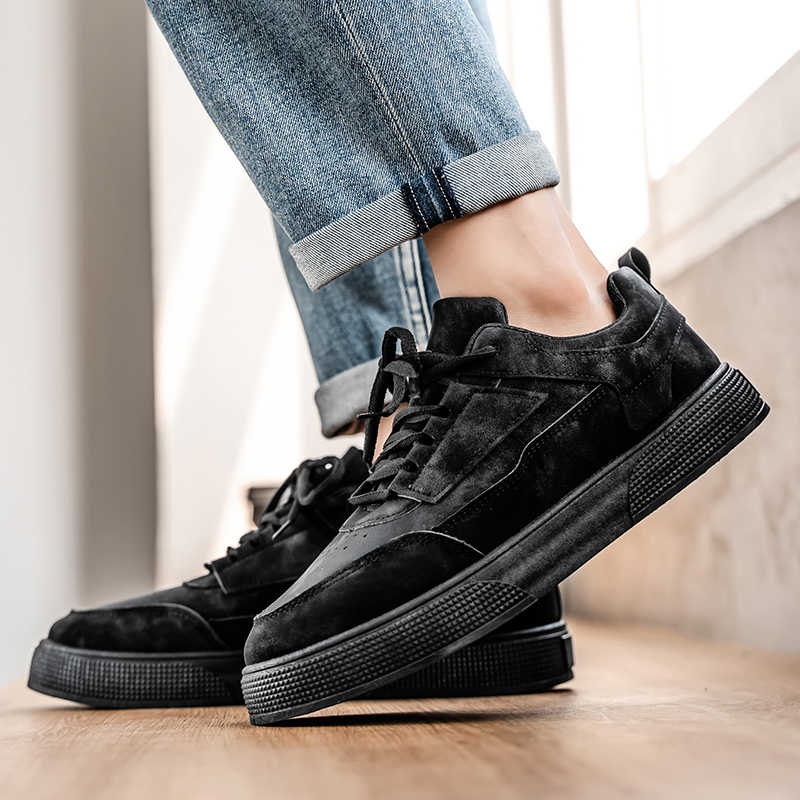 Fashion Mocassim Natural Leather Men Shoes Size 46 Vulcanize Sports Tennis Man Luxury Mens Sneakers Sports-leisure Tenismasculine