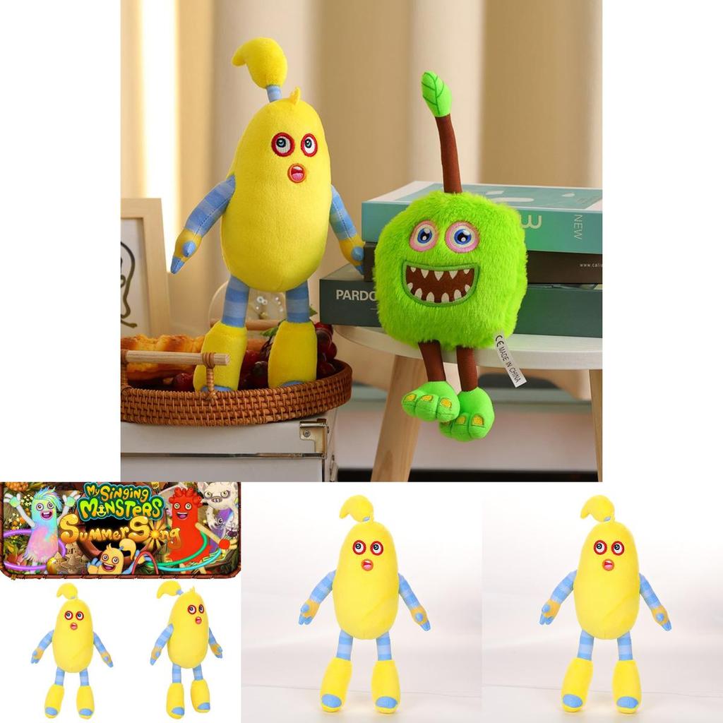 My Singing Monsters Furcorn Plush Toy With Short Pile Fabric For Collectors And Fans