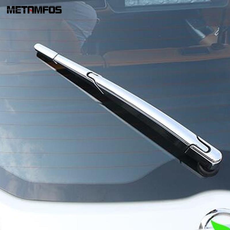 For Nissan Kicks 2017-  2024 Chrome Rear Window Windshield Wiper Arm Blade Cover Trim Exterior Accessories Car Styling