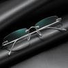 New Ultra-Lightweight Metal Frameless Anti-Blue Light Presbyopia Glasses for Women Stylish High-Definition Reading Eyewear
