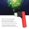 USB C to 3.5mm Sound Headphone   Adapter Type C     Stereo Mic HiFi Right Angle Dongle for Earphone