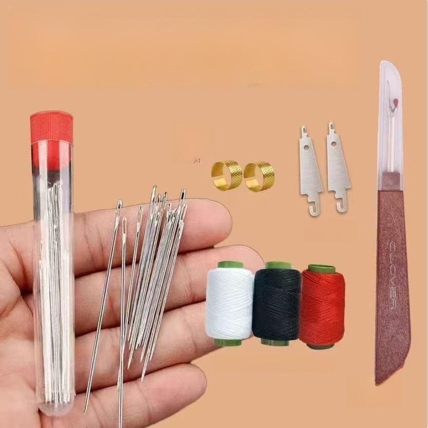 

34Pcs Hand Sewing Tool Set Large-Eye Steel Needle with Threaders Diverse Practical Tools Home DIY Clothes Craft Sewing Supplies