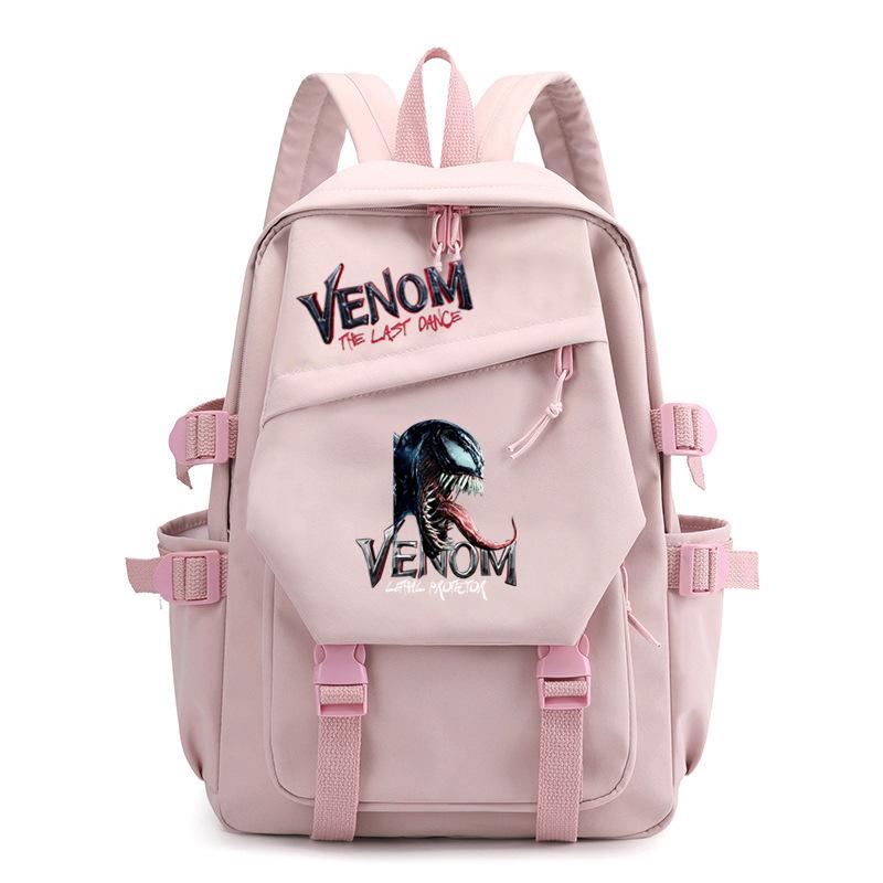 3 Piece School Backpack Set for Students Large Capacity Oxford Cloth Schoolbag with Shoulder Strap and Pencil Case