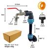 Universal IBC Tote Adapter Kit Bronze Tap Connector with PE Pipe Fittings for Water Tanks Swimming Pools Durable and Rust-proof