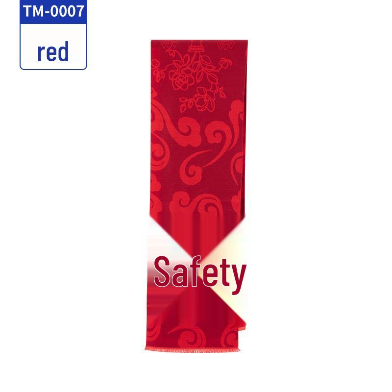 Huawei New Year Scarf with Logo Embroidery - Peace Blessing Neck Gaiter for Elderly. TM-0007CM