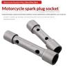 Spark Plug Socket Wrench Three Jaw Double Headed 16-18mm Heavy Duty Steel for DIY Auto Repair Car Maintenance