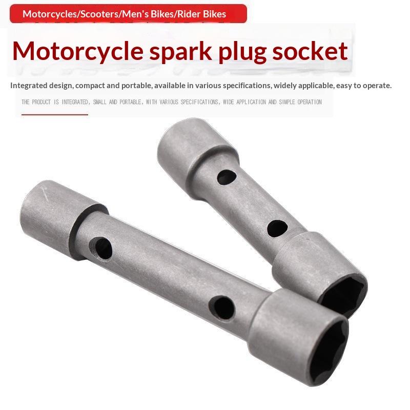 Spark Plug Socket Wrench Three Jaw Double Headed 16-18mm Heavy Duty Steel for DIY Auto Repair Car Maintenance