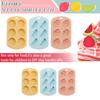 Watermelon Strawberry Lemon Shaped Silicone Mold DIY Flexible Easy Release Fondant Chocolate Gummy Pudding Molds
