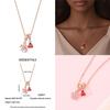 New Original 100% 925 Silver Firefly & Cross Guardian Pendant Women's Necklace Elegant Anniversary Birthday Gift