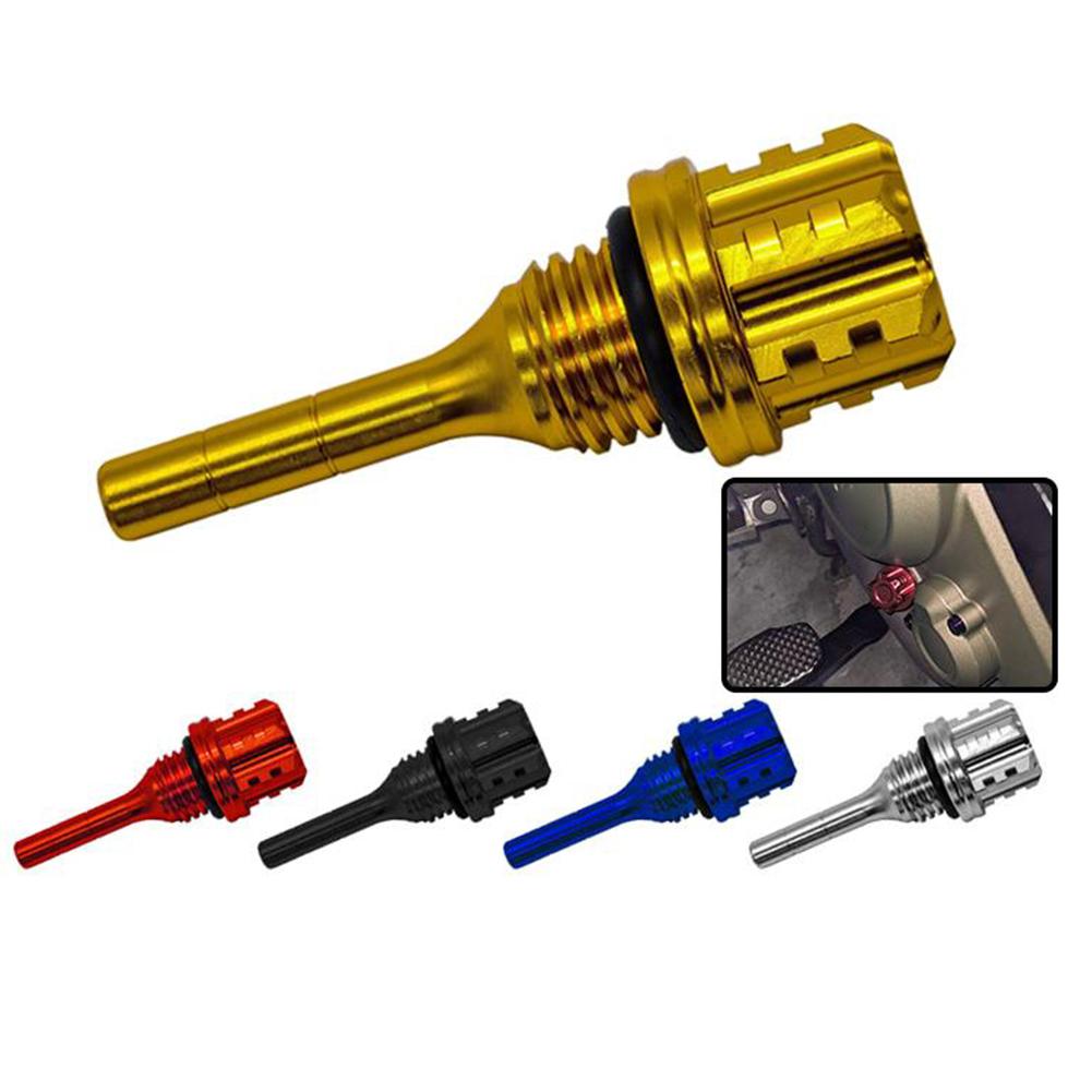 Motorcycle CNC Aluminum Alloy Hexagon Oil Dipstick for Style and Performance