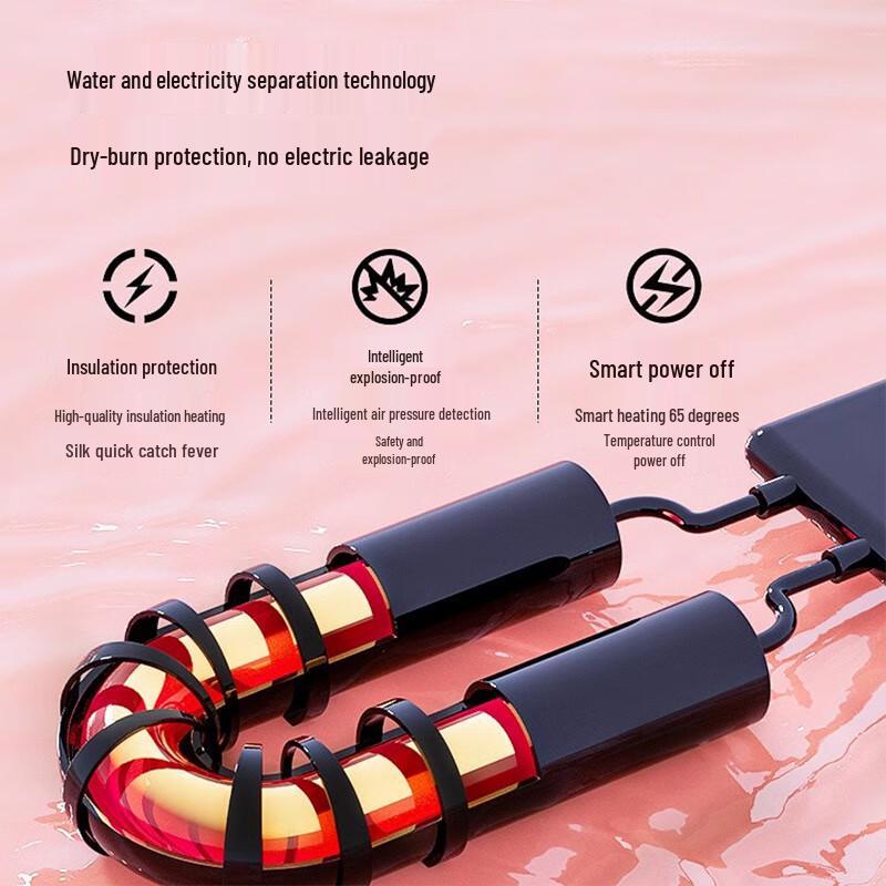 Cute Rechargeable Cat Ear Plush Hot Water Bottle