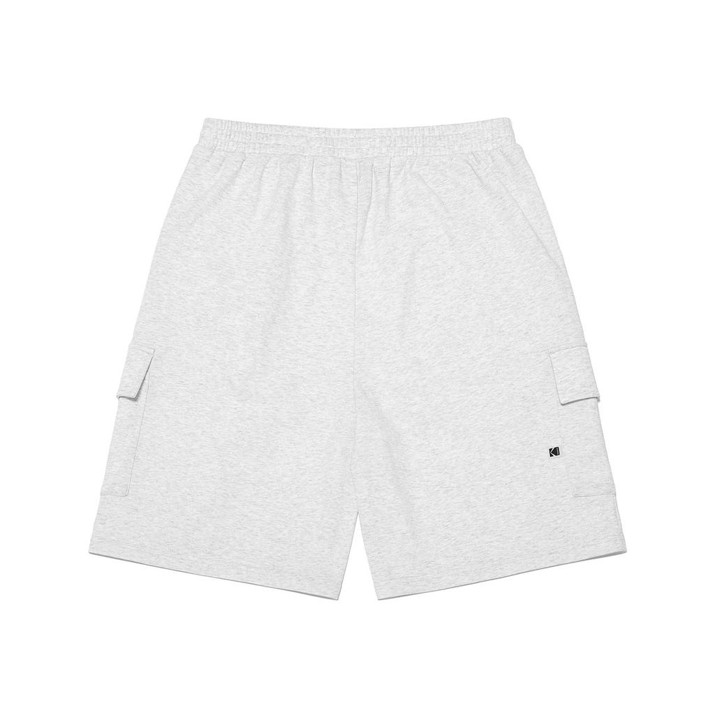 KODAK Breeze Pop Mesh Texture Knee-Length Shorts White Melange