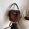 IELGY Ladies Messenger Bag Retro Casual All-Match Portable Bucket Bag