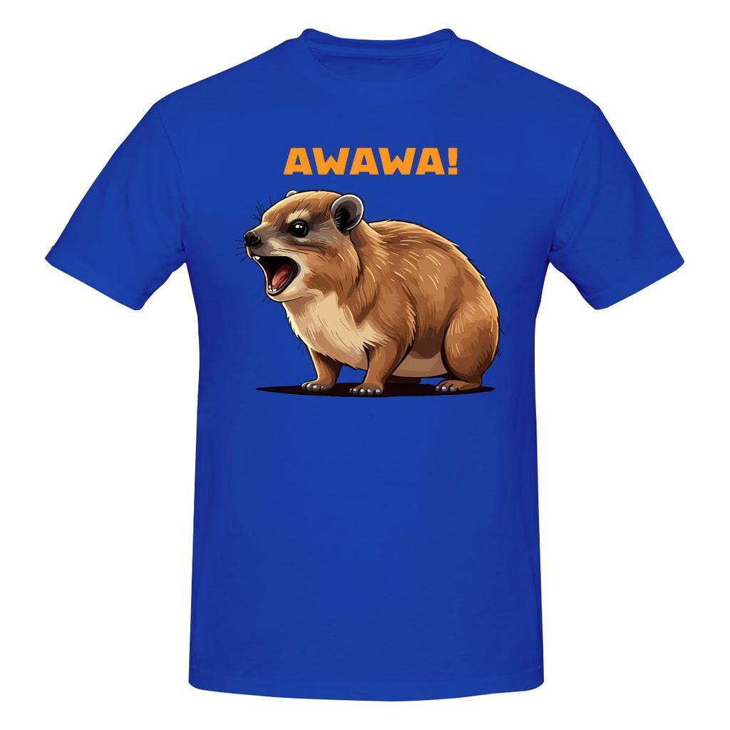 Lustiger Klippschliefer-Liebhaber Awawa Lustiges Murmeltier Dassi Unisex Bedrucktes T-Shirt Unisex T-Shirts