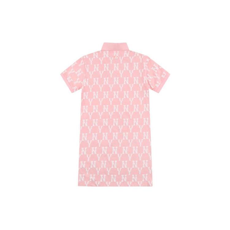 New MLB Short Sleeved Dress Women's Pink 31OP17131-50P