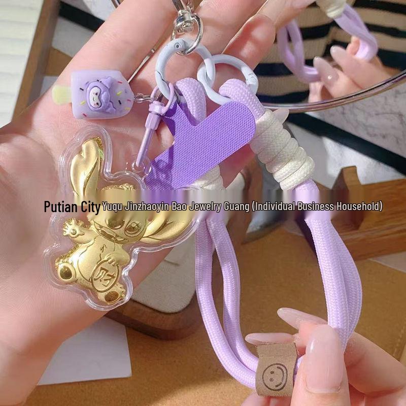 24K Gold Koala Pendant: Peace, Joy & Wealth Keychain Gift