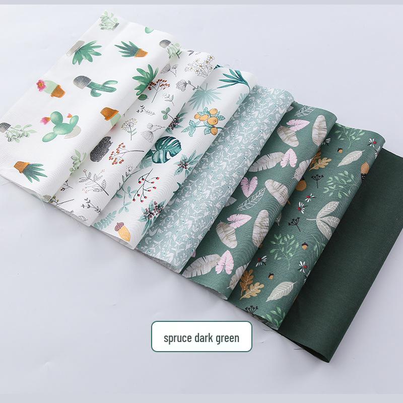 Pure Cotton Patchwork Fabric Set - Printed Fabric Scraps for Doll Clothes & Hair Ties, Handmade DIY Projects