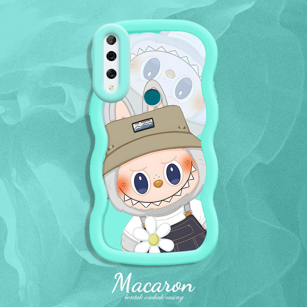 

Окрашенный узор Big Wave Edge Мягкий силиконовый материал Macaron чехол для телефона противоударный защитный резиновый чехол для iPhone Huawei Honor Infinix Tecno iPhone 11 Pro Max синий