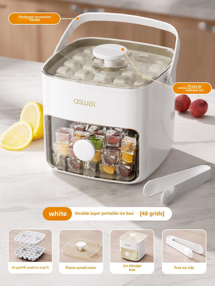 

Форма для льда большой емкости - бытовая коробка для хранения пищевого льда