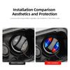 Car Fuel Cap Decal Carbon Fiber Protective Cover For BMW X1 X2 X3 X5 X4 X6 X7 G30 G20 G32 G11 G12 F40 F30 F20 F10 F glasses clip QSGJL1