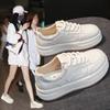 Modische vielseitige kleine weiße Schuhe Damenschuhe Plateau-Erhöhungsschuhe 2025 Herbst Neu Vielseitige lässige Sportschuhe