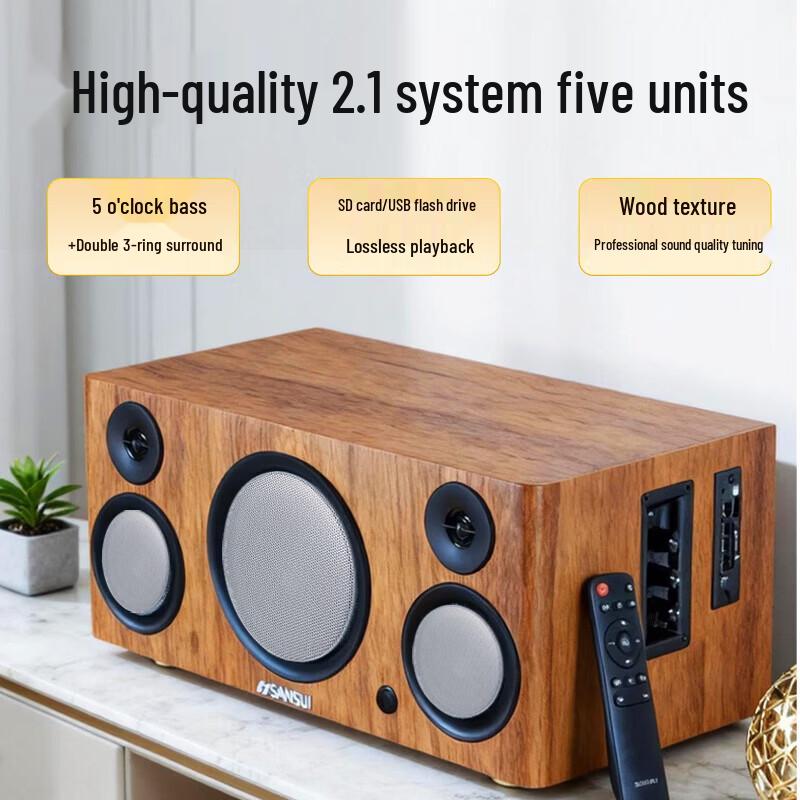 SANSUI S300 All-in-One HIFI Bluetooth Speaker System (CN version)