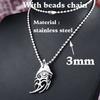 BEIER 3D 316L stainless steel new design howling wolf pendant necklace viking men celt Charm Fashion jewelry LLBP8-303P