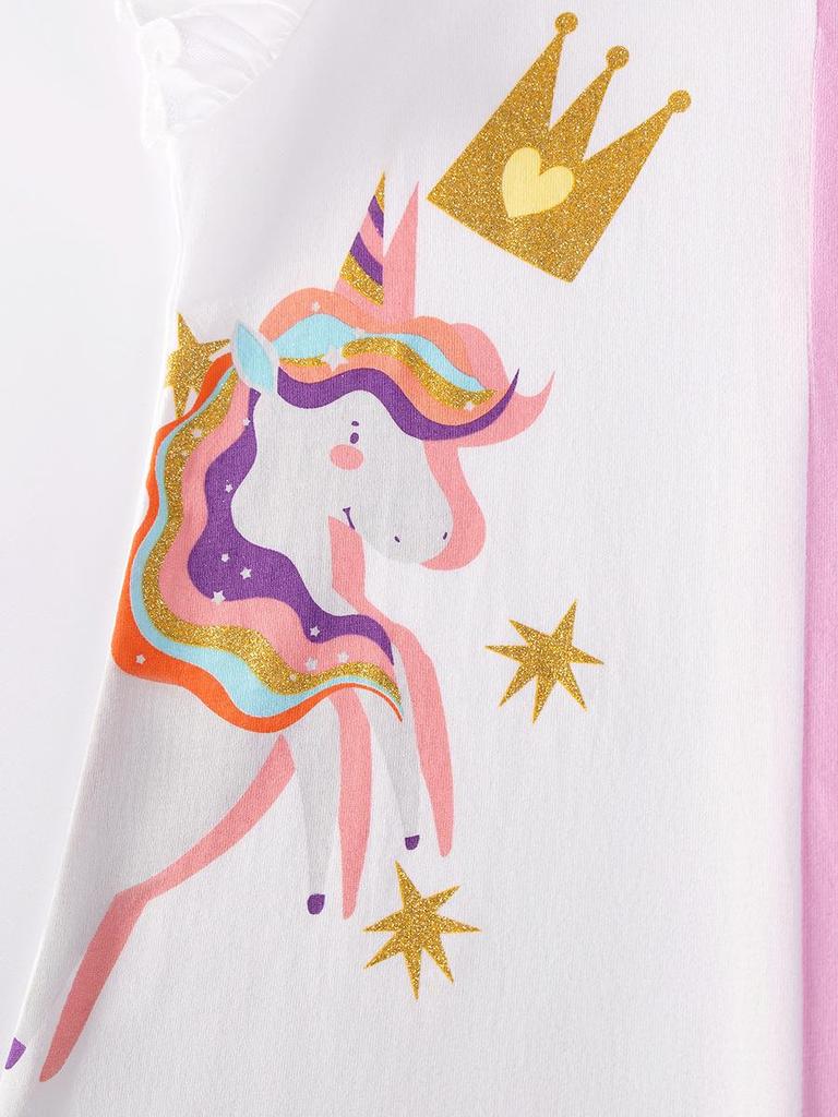 Little Maven Summer Cartoon Dresses for Girls - European Style