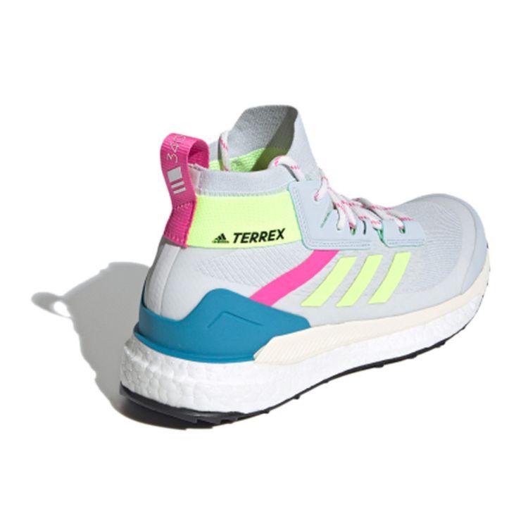 Adidas Terrex Free Hiker Primeblue Halo Blue Yellow Screaming Pink Women Sneakers Hi-Res-Yellow FY7336