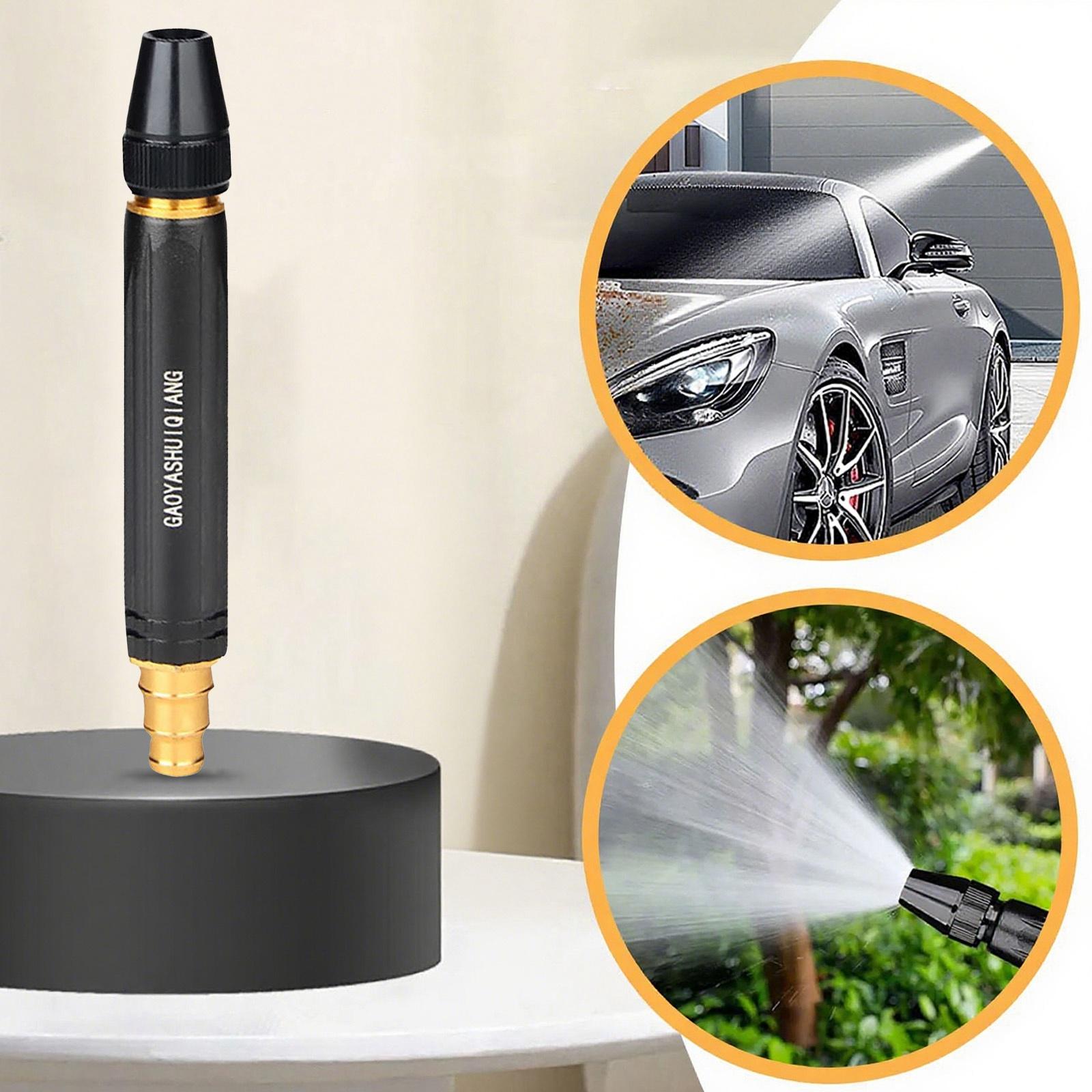 

Adjustable Garden Hose Nozzle, High-pressure Water, Aluminium Alloy Sprayer, For Watering Plants, Cleaning, And Outdoor Car Washing Tasks. One Size