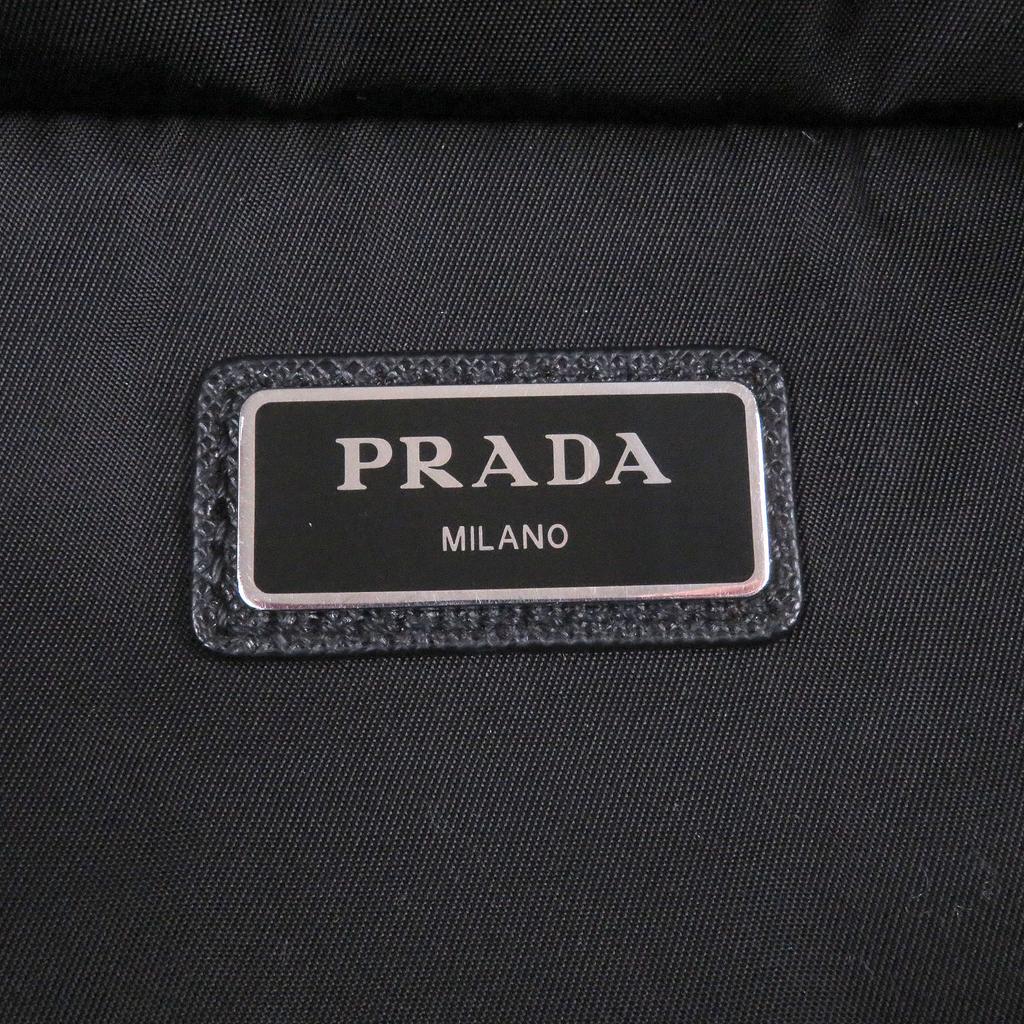 Great PRADA Sling bag Triangle Logo Triangle Plate Waist Pouch Shoulder Bag Used