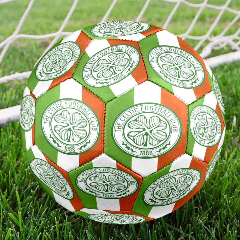 Cel-tic Football Club Crest Printed Size 5 Soccer Balls, High-Quality, Anti-Slip, Protective Football, A Unique Gift , Birthdays, Christmas Gifts