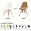 1PC Polar Fleece Shell Chair Cover Solid Color Jacquard Dining Chair Slipcover Stretch Anti-dust Seat Cover for Living Room Home