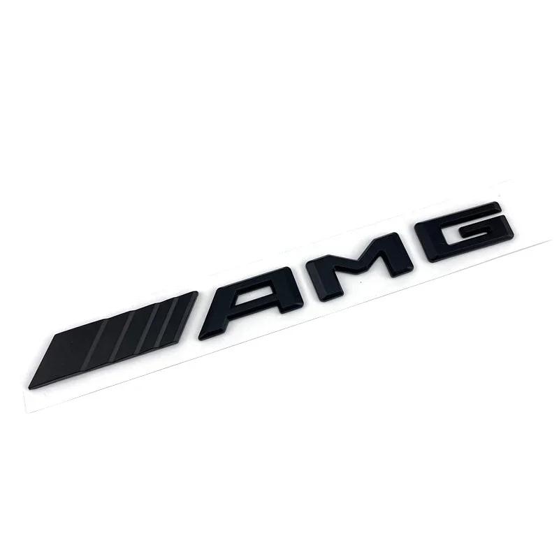 GLC GLB 3d ABS Black Logo AMG Emblem Letters Car Trunk Badge For Mercedes Benz W204 W205 W176 W177 W212 W213 AMG Sticker Access