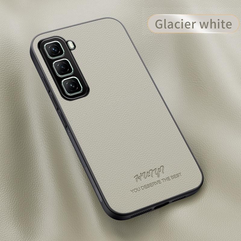 Pouzdro pro Infinix Hot 50 4G Magsafe Kožený Magnetický Držák do Auta Měkká Silikonová Ochrana Tvrdý Kryt na Telefon InfinixHot50 Skořepina