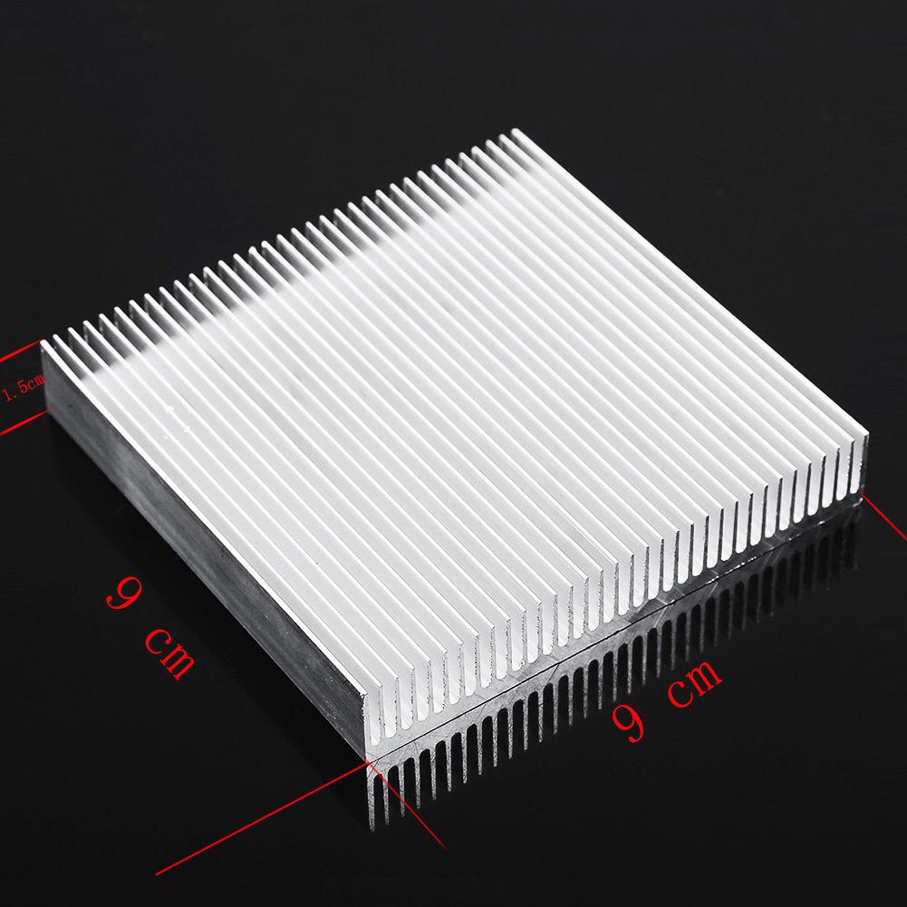 Vysoce kvalitní chladič 90x90x15mm Hliníkový chladič Extrudovaný chladič pro LED Elektronický chladič integrovaného obvodu chlazení