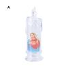 1/4Pcs LED Prayer Flameless Candle Holy Family Jesus Joseph Virgin Mary Battery Operated Devotional Prayer Candle Religious Decoration Christian Gift