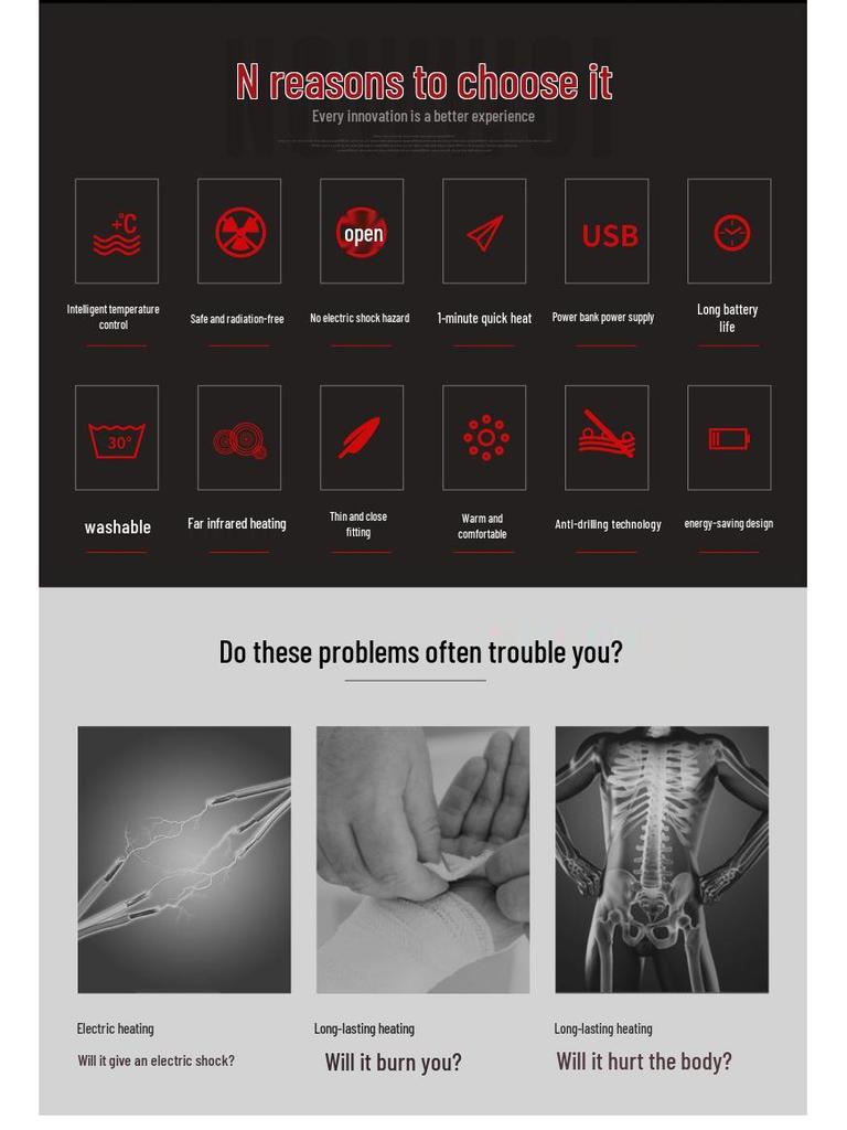 Graphene Heated Vest: Rechargeable, Unisex, Padded Electric Outerwear