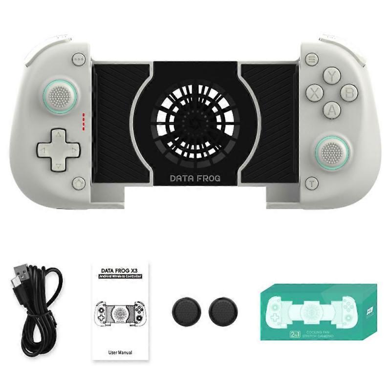 DATA FROG X3 Wireless Bluetooth-Compatible Game Controller with Turbo Function and Cooling Fan for A